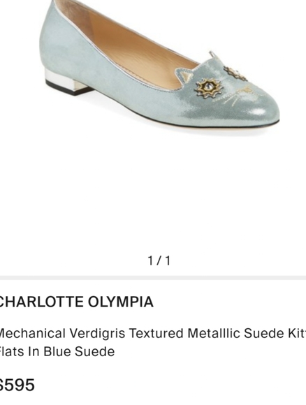 *RARE* Charlotte Olympia Mechanical Kitty flats - Picture 2 of 12